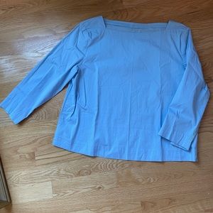 Vintage Blue Boatneck Top (MED)